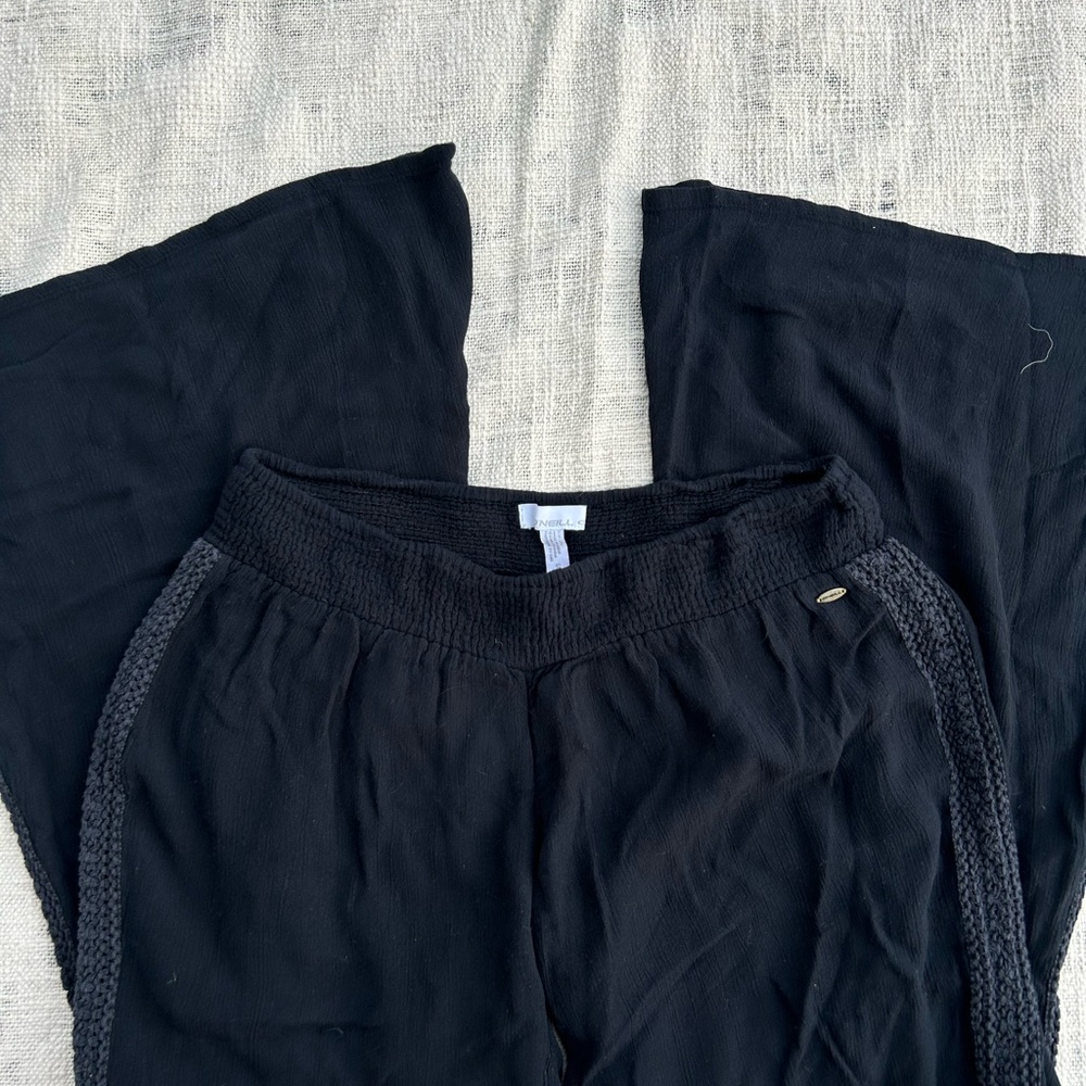O'Neill Black Wide Leg Women's Pants